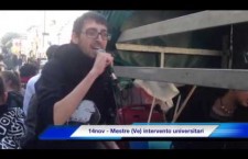 Corteo di studenti a Mestre. Video YouTube