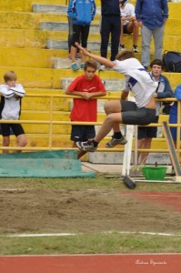 Salto in lungo (Foto Spavento)