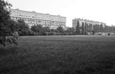 2013, la zona di Parco Bissuola è quella del campetto con le porte da calcio